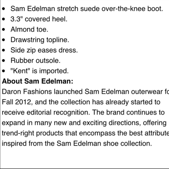 Sam Edelman Kent Over the Knee Boots - Picture 12 of 12